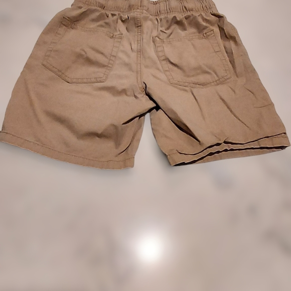 Cat & Jack Kids Tan Flat Front Shorts - Picture 2 of 3